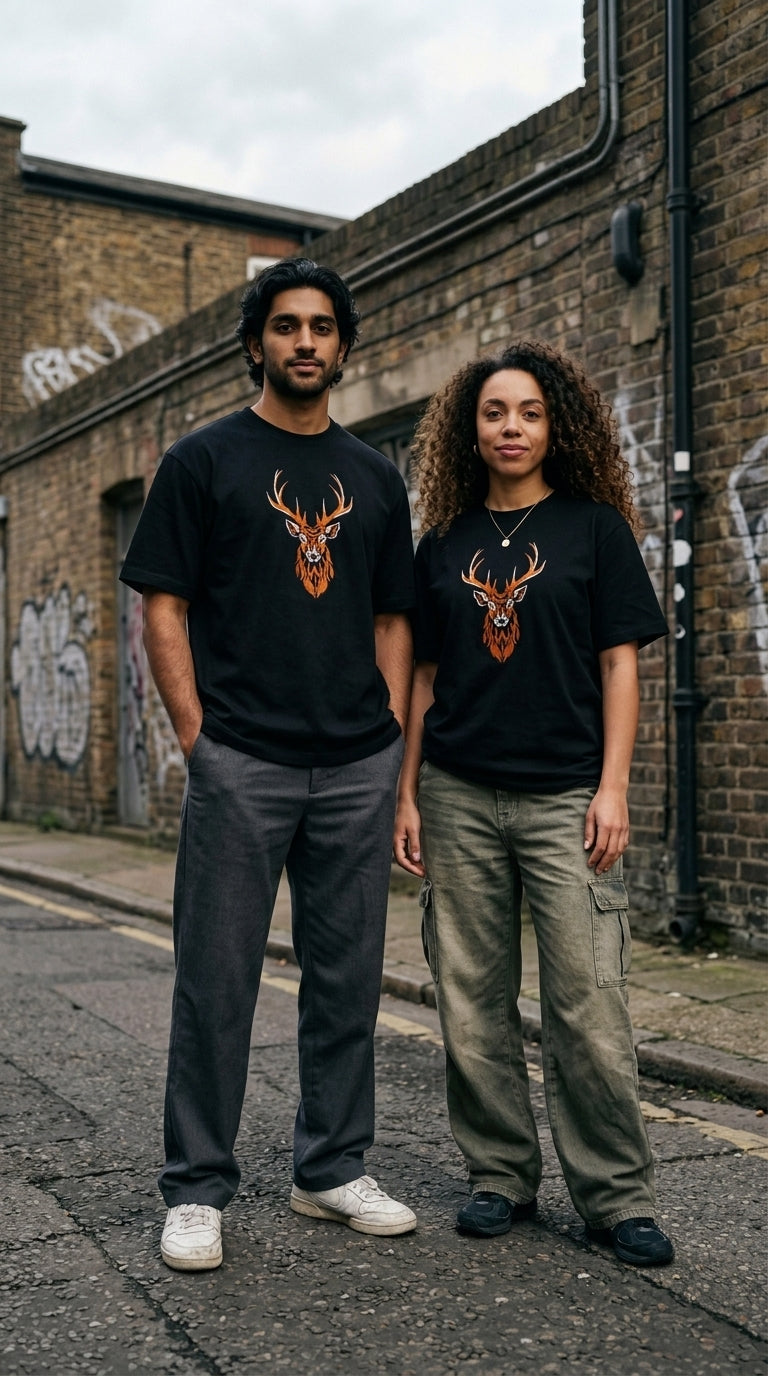 Sovereign Stag Tee | Black