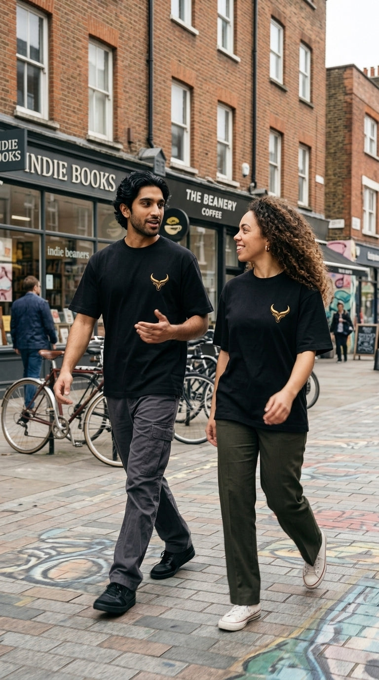 Golden Taurus Tee | Black
