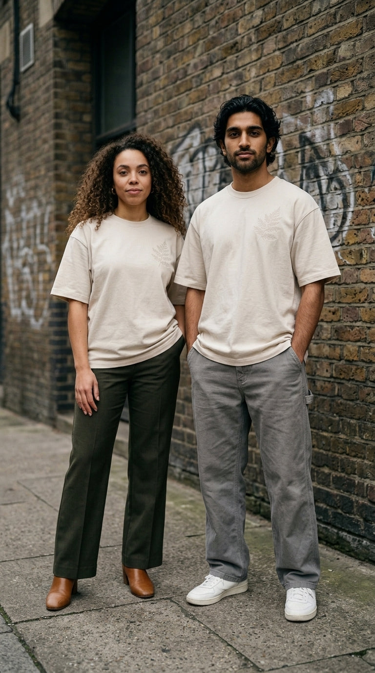 Botanical Fern Tee | Cream