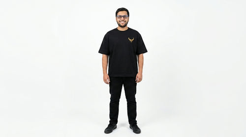 The Golden Taurus Emblem Tee | Black