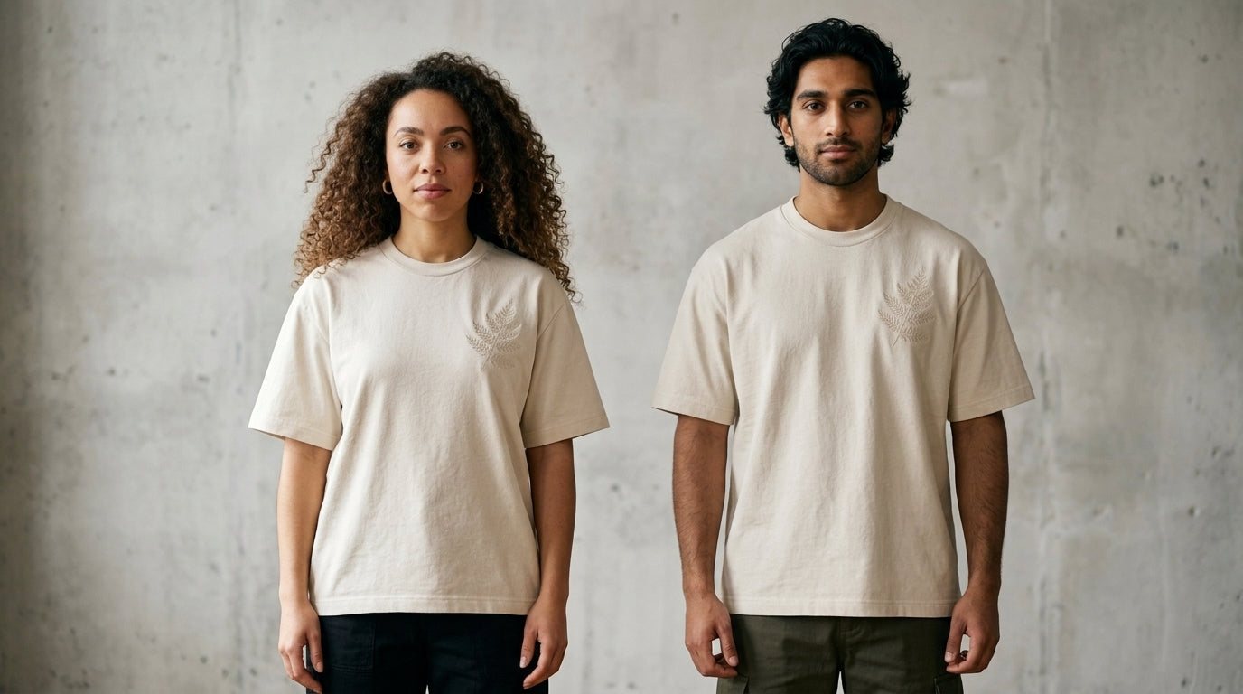 Botanical Fern Tee | Cream