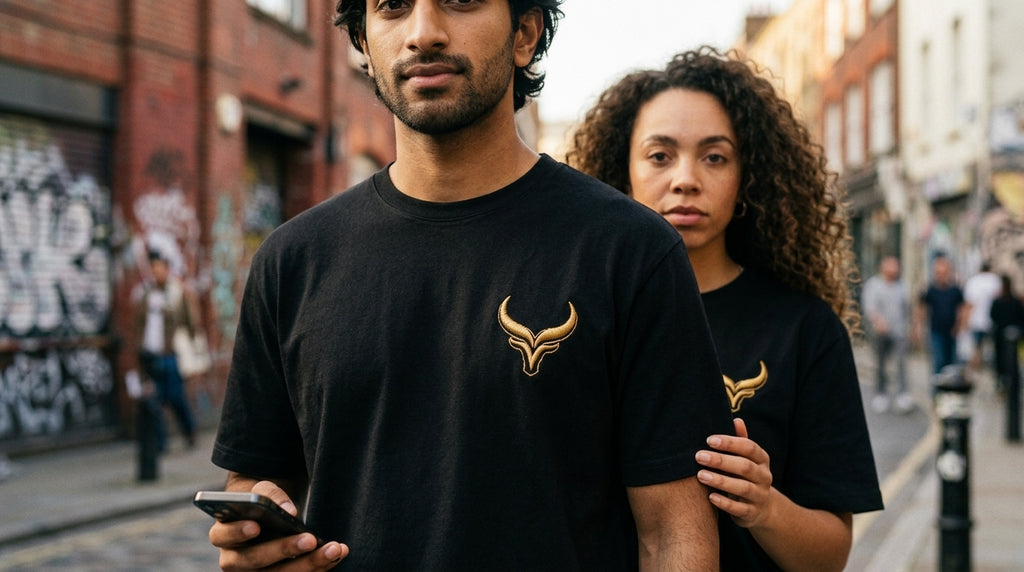 Golden Taurus Tee | Black