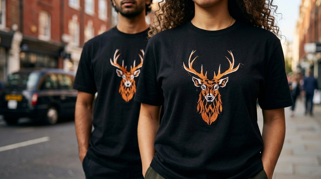 Sovereign Stag Tee | Black