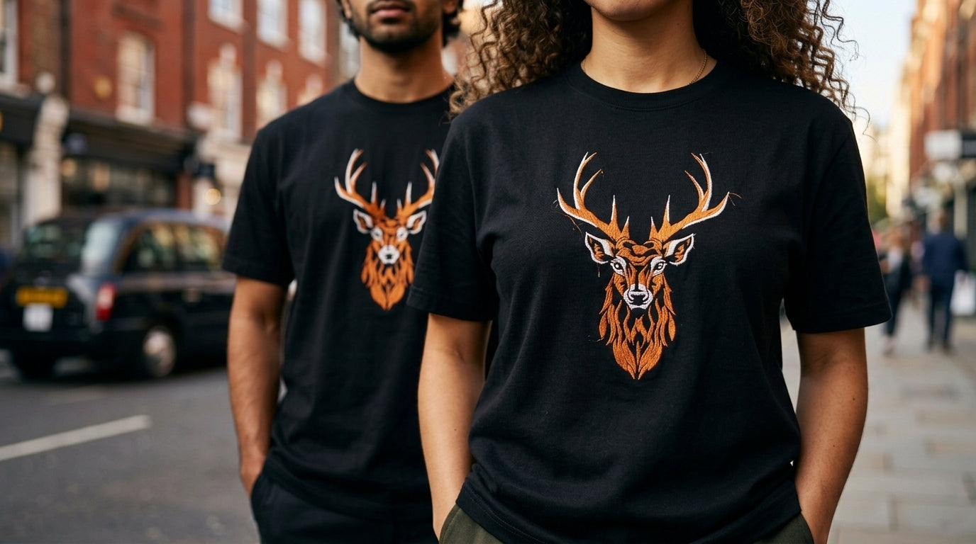 Sovereign Stag Tee | Black