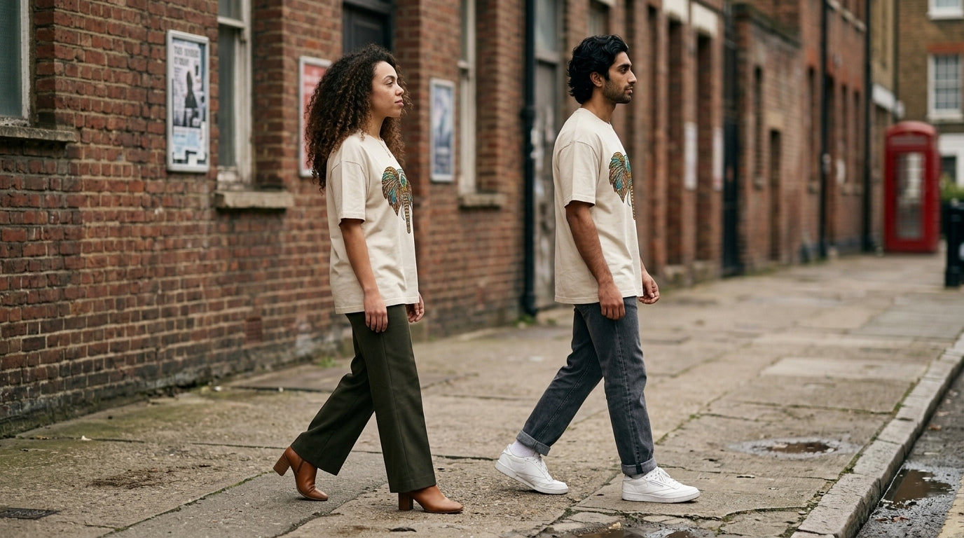 Artisan Elephant Tee | Cream