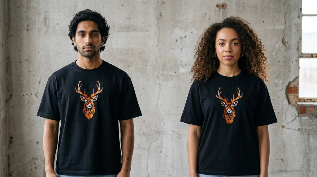 Sovereign Stag Tee | Black