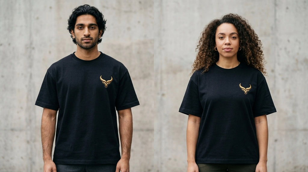 Golden Taurus Tee | Black
